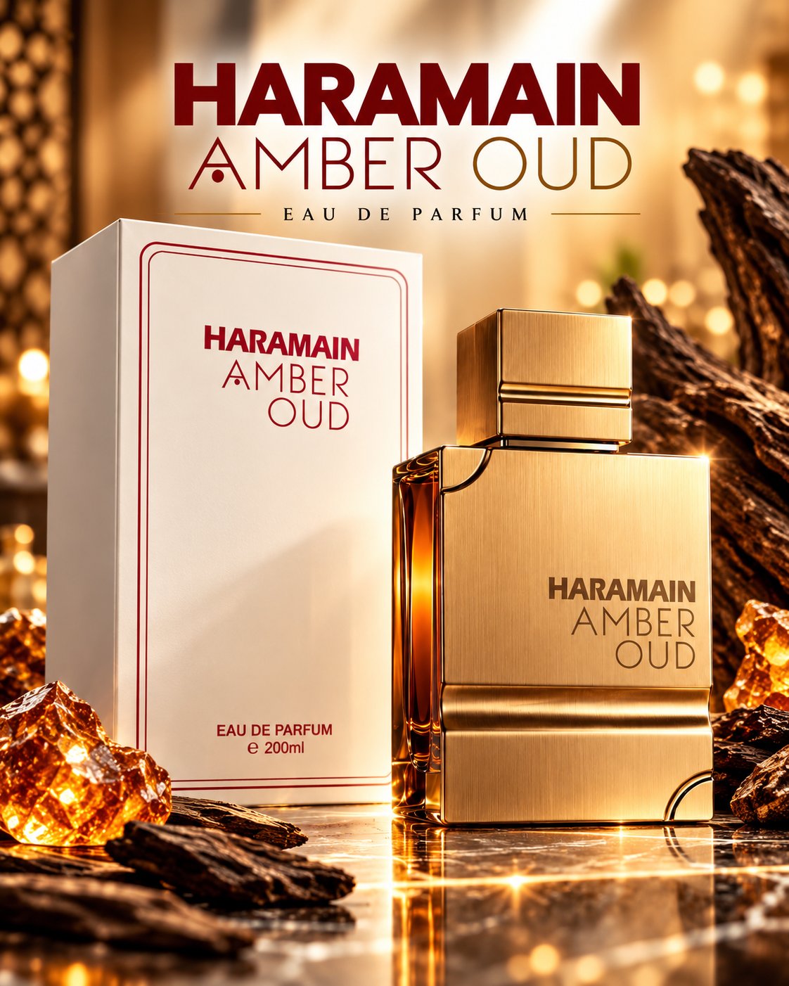 Al Haramain Amber Oud Gold Edition EDP 200ml
