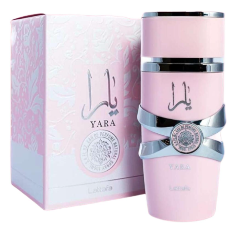 Lattafa Yara Eau de Parfum para Mujer, Dulce y Cremoso 100 ml
