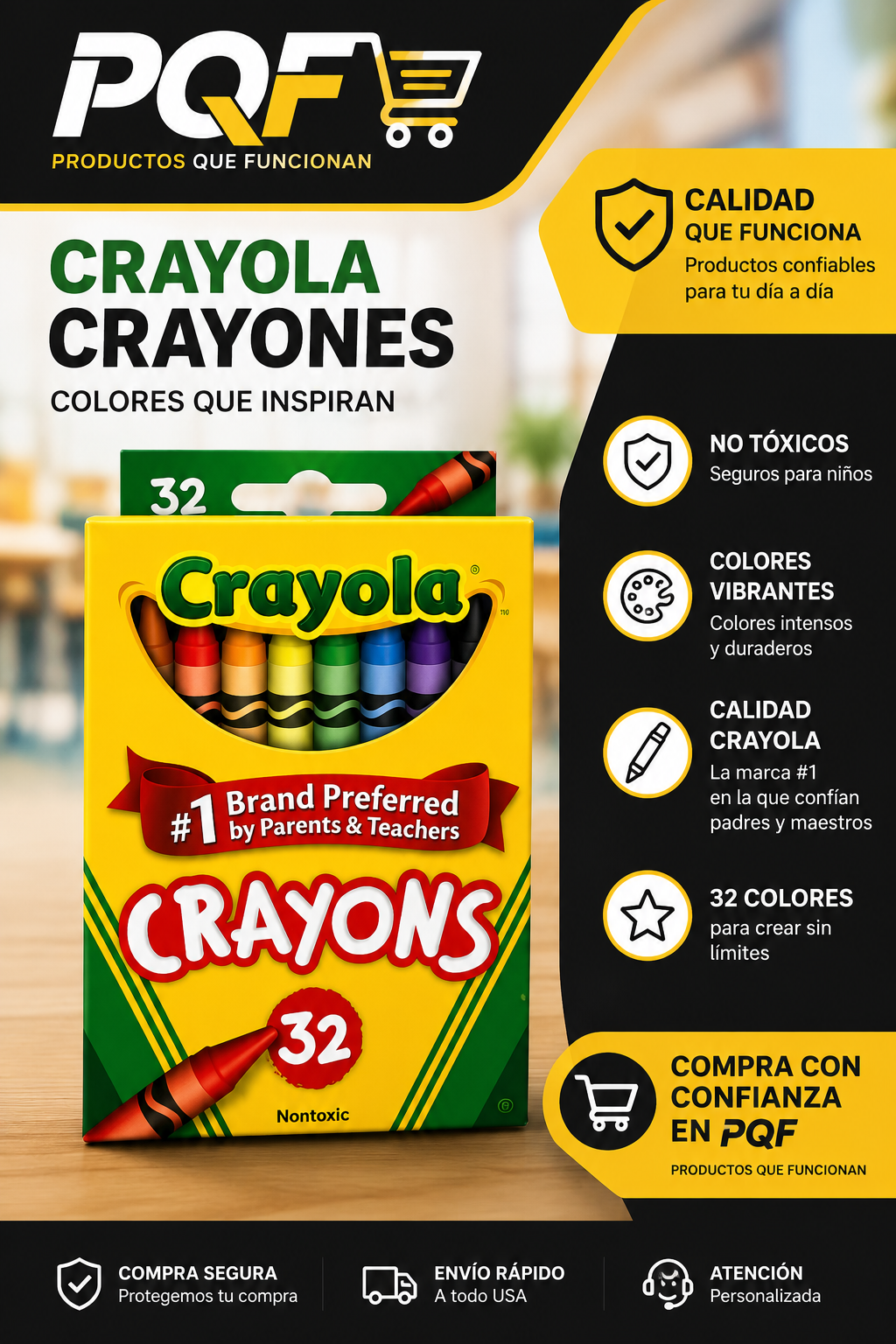 🌈 ¡Da vida a cada dibujo con Crayola!