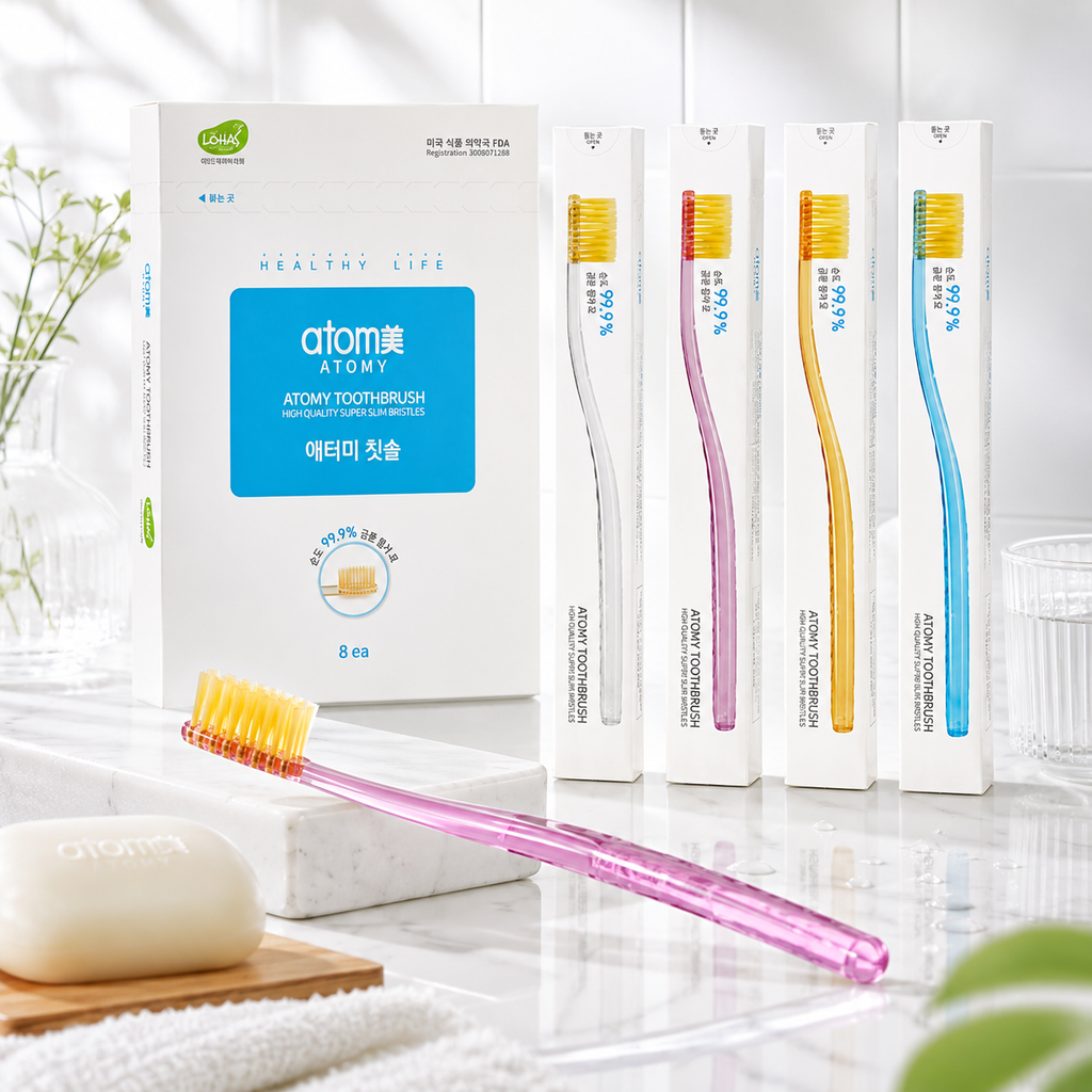 Atomy Toothbrush – Set de 8 (Super Slim Bristles)