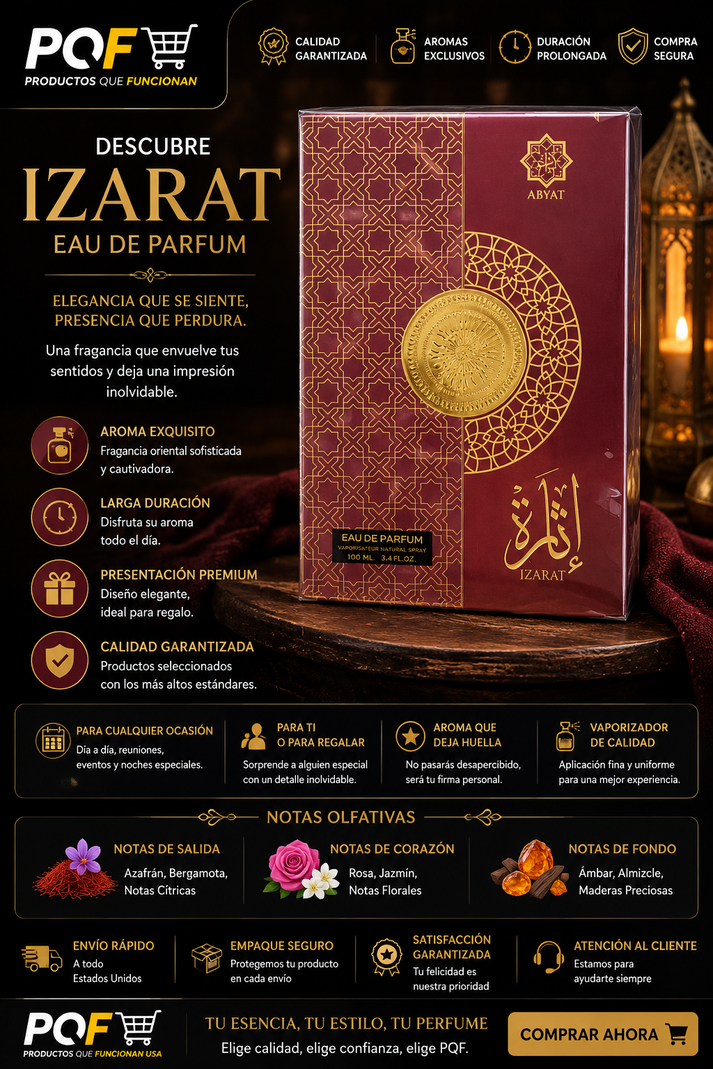IZARAT EDP by Abyat 100ml (Mayorista)