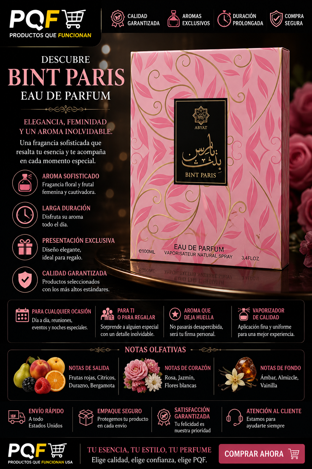 BINT PARIS EDP by Abyat 100ml (Mayorista)