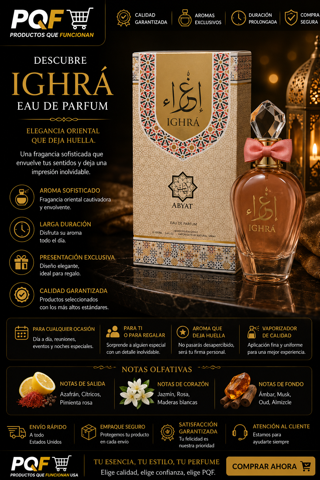 GHRÁ EDP by Abyat 100ml (Mayorista)