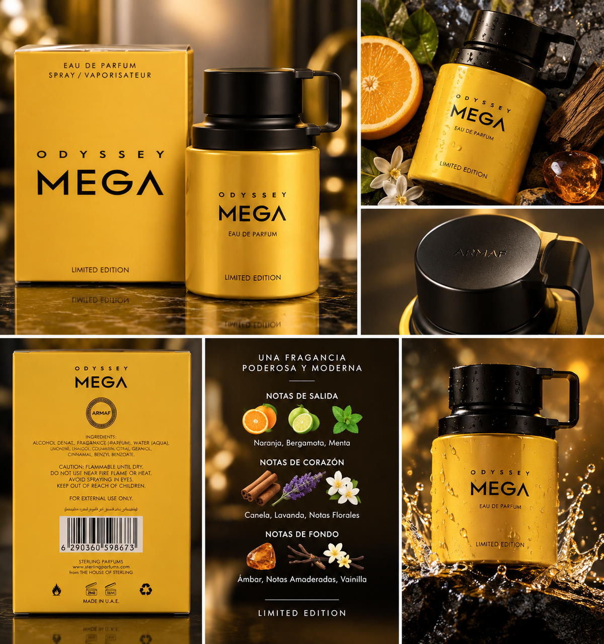 Armaf Odyssey Mega Limited Edition Eau de Parfum para hombre